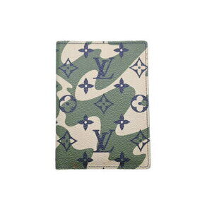 Louis Vuitton Couverture passport Wallet Takashi Murakami Camouflage